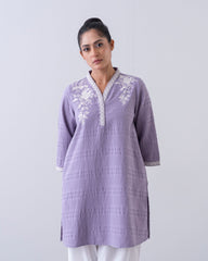 Relaxed Fit Embroidered Ethnic Kurti