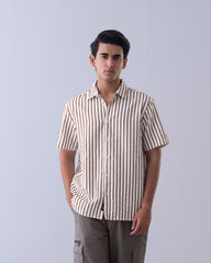 Regular Fit Striped Casual Shirt