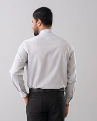 Regular Fit Micro Check Templeton Formal Shirt