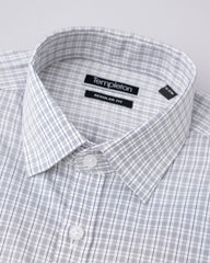 Regular Fit Micro Check Templeton Formal Shirt
