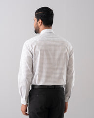 Regular Fit Subtle Check Formal Shirt