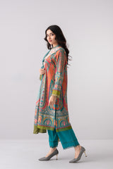 Digital Printed Three Piece Lawn Salwar Kameez Suit