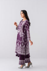 Smart Fit Printed Three-Piece Lawn with Cotton Dupatta