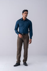 Regular Fit Jacquard Templeton Formal Shirt