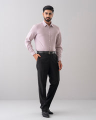 Slim Fit Dobby Textured Formal Shirt