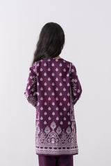 Smart Fit Printed Three-Piece Princess Lawn with Chiffon Dupatta (2-4 Years)