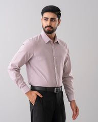 Slim Fit Dobby Textured Formal Shirt