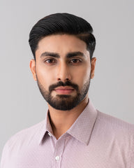 Slim Fit Dobby Textured Formal Shirt