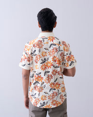 Relaxed Fit Floral Casual Shirt