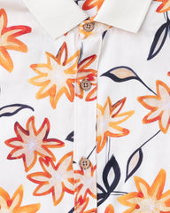 Relaxed Fit Floral Casual Shirt