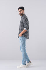 Regular Fit Checkered Casual Shirt
