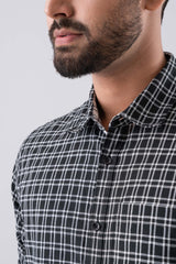 Regular Fit Checkered Casual Shirt
