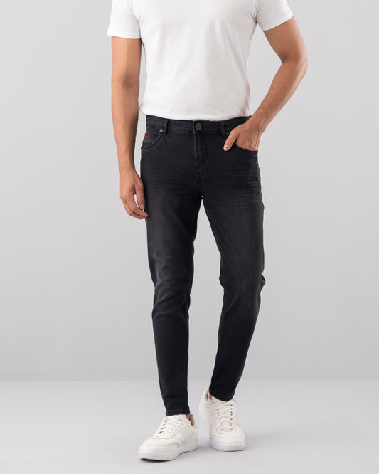 Carrot Fit Black Jeans
