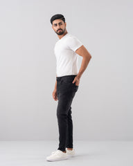 Carrot Fit Black Jeans