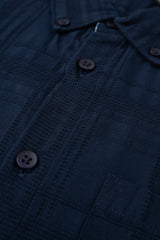 Slim Fit Textured Casual Shirt