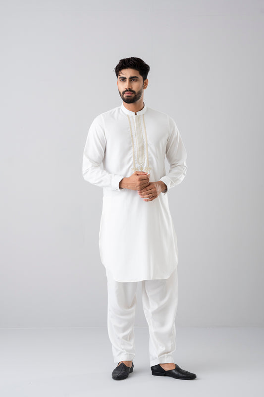 Regular Fit Semi-Formal Kabli Set