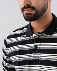 Relaxed Fit Yarn-Dyed Polo Shirt
