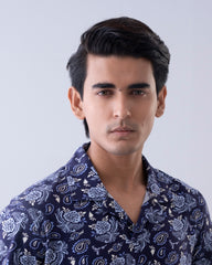 Relaxed Fit Printed Polo Shirt