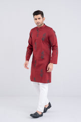 Slim Fit Satin Cotton Panjabi