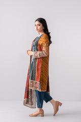 Digital Printed Three Piece Lawn Salwar Kameez Suit