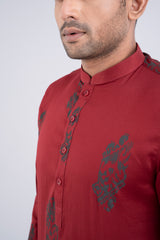 Slim Fit Satin Cotton Panjabi