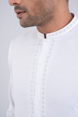 Regular Fit Embroidered Semi-Formal Panjabi