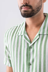 Regular Fit Striped Casual Shirt