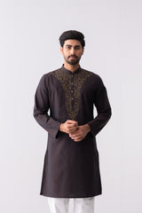Slim Fit Cotton Semi-Formal Panjabi