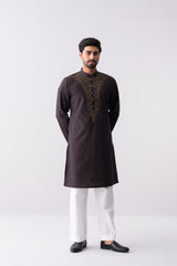 Slim Fit Cotton Semi-Formal Panjabi