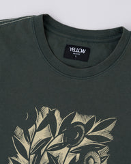 Relaxed Fit Discharge Print T-Shirt
