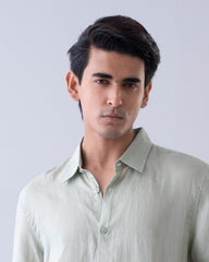 Regular Fit Solid Casual Shirt