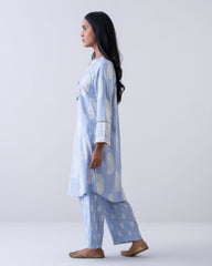 Relaxed Fit Printed Two-Piece Ethnic Set