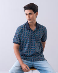 Regular Fit Printed Polo Shirt