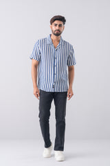Regular Fit Striped Casual Shirt