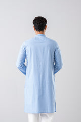 Regular Fit Embroidered Semi-Formal Panjabi