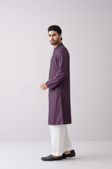 Slim Fit Embroidered Semi-Formal Panjabi