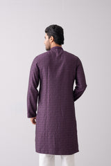 Slim Fit Embroidered Semi-Formal Panjabi