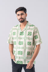 Boxy Fit Printed Casual Shirt