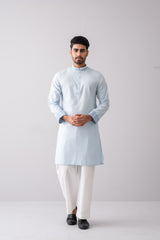 Slim Fit Embroidered Semi-Formal Panjabi