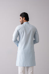 Slim Fit Embroidered Semi-Formal Panjabi