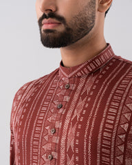 Regular Fit Printed Panjabi