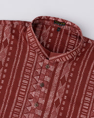 Regular Fit Printed Panjabi