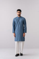 Regular Fit Embroidered Semi-Formal Panjabi