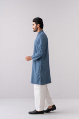 Regular Fit Embroidered Semi-Formal Panjabi