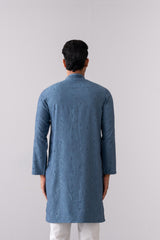 Regular Fit Embroidered Semi-Formal Panjabi