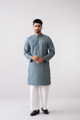 Regular Fit Embroidered Semi-Formal Panjabi