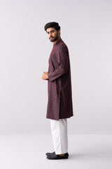 Regular Fit Jacquard Semi-Formal Panjabi