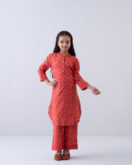 Princess Printed Ethnic Set (10-14 Years)