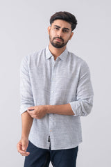 Regular Fit Textured Casual Shirt