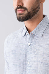 Regular Fit Textured Casual Shirt